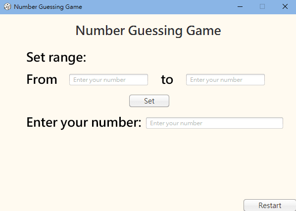 Number Guessing Game