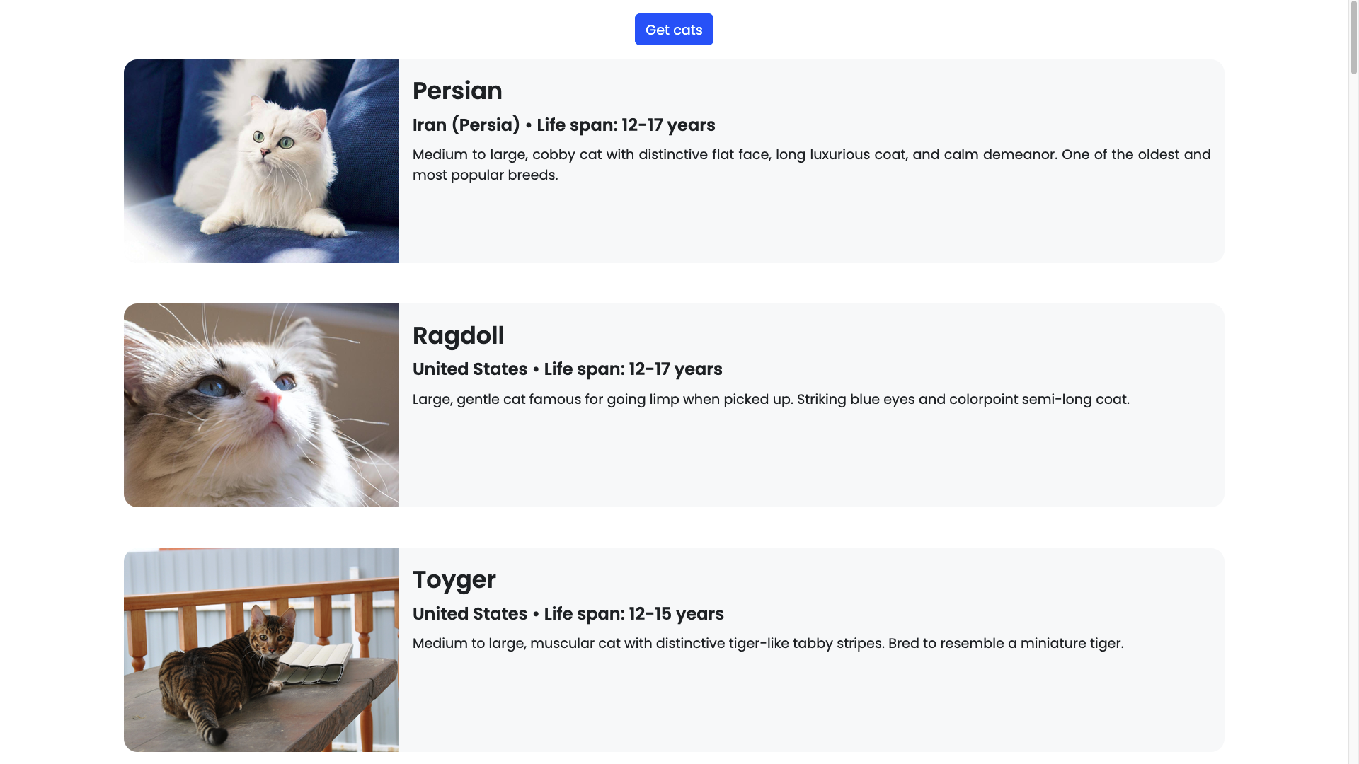 Cat List 1