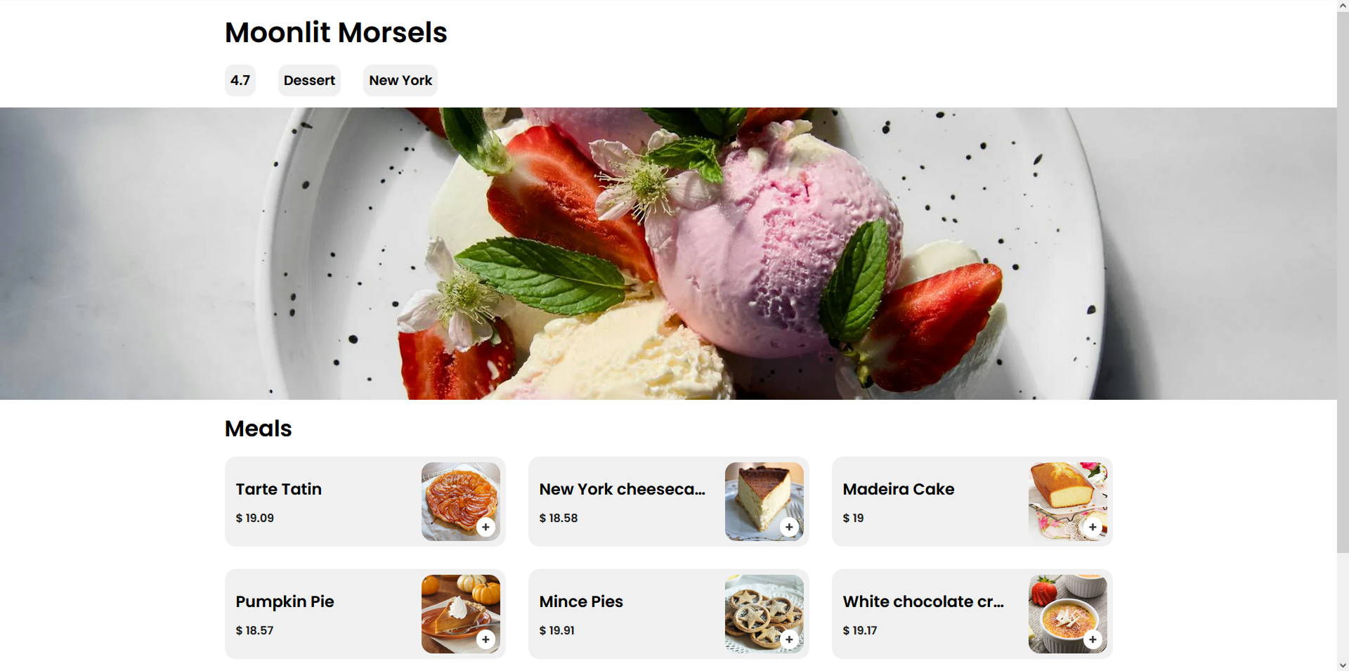 Dessert Restaurant