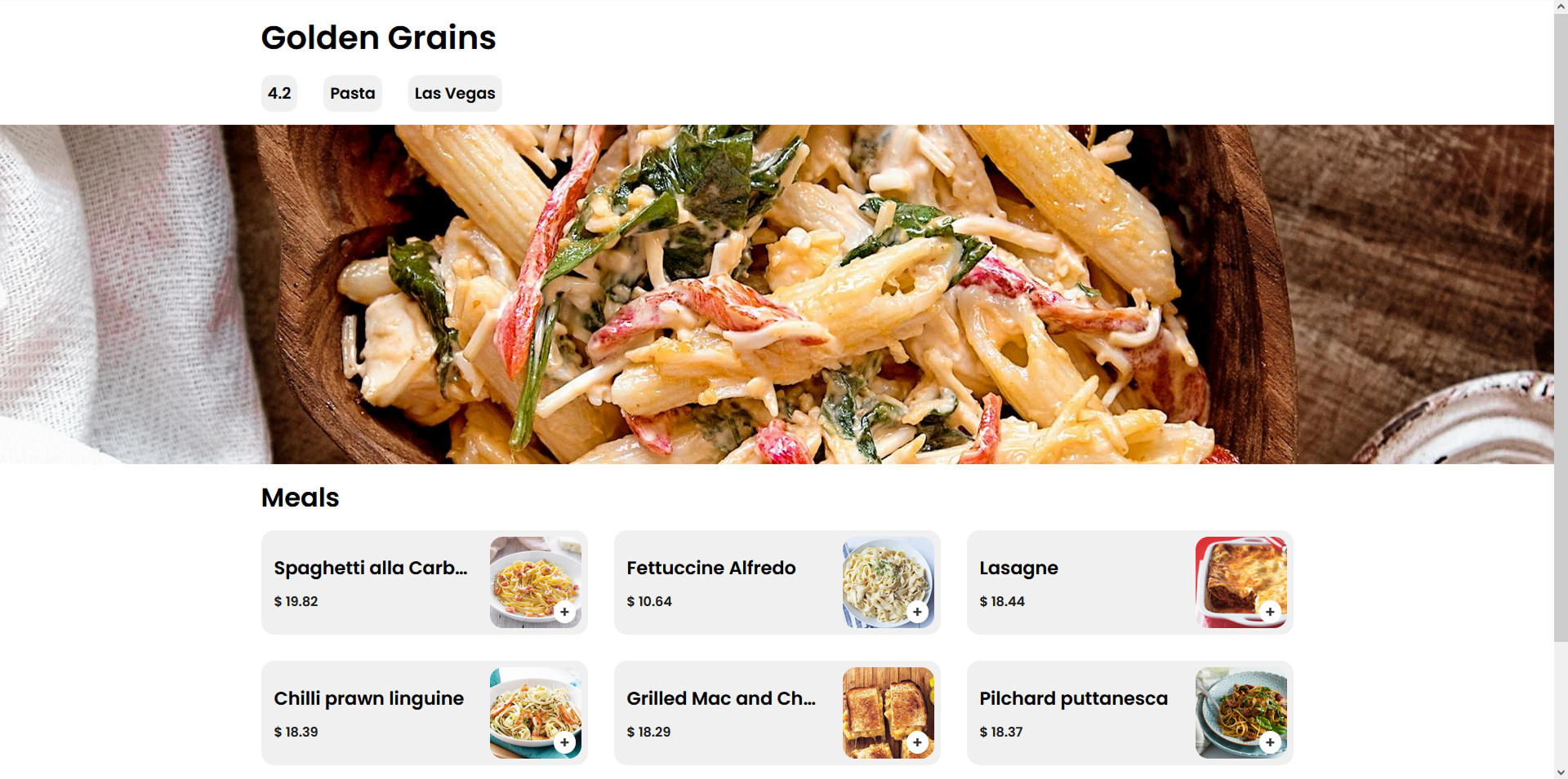 Pasta Restaurant
